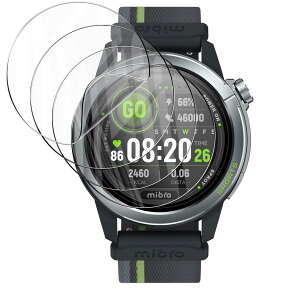 �y2025�V�o��z(4������)For Mibro GS Active 2 �X�}�[�g�E�H�b�` 1.52�C���` �ی�t�B���� �yHNWEIWEI�z����0.3mm �X�N���[�� ���˒ጸ �w��ጸ ���{�� �S�ʕی� �ώw�� ������ �����ߗ� �X�}�[�g�E�H