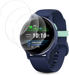 JACRON �t�B���� �p�� Garmin VivoActive5 �t�B���� �yTPU��/�����^/�C�A�Ȃ�/�����ߗ��z GARMIN(�K�[�~��)vivoactive 5 �Ή� �t���ی� �����x �w��h�~ �L�Y�C���@�\