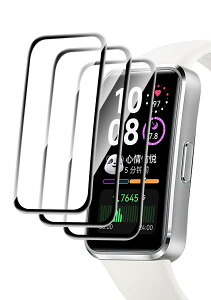 Maxku HUAWEI Band 10 �ی�t�B���� HUAWEI Band 10/Band 10 Aluminum Edition �t���ی�t�B���� �t�@�[�E�F�C�o���h 10�p �t�B���� PET������ �Y�f�@�� �d�x4H HUAWEI Band 10�Ή��t�B�����y�t�B����*3�z