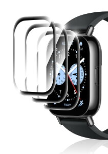 Maxku Redmi Watch 5 Lite �ی�t�B���� �V���I�~ Redmi Watch 5 Lite �t���ی�t�B���� Xiaomi Redmi Watch 5 Lite �ی�t�B���� PET������ �Y�f�@�� �ȖʑΉ� �_�炩�� �d�x4H �C�A�[�� �w��h�~ ��U�h�~ �����x