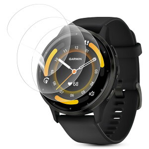 �yTPU �t�B���� 3 ���z�Ή� GARMIN(�K�[�~��) Venu 3S �t�B���� garmin venu 3s �ی�t�B���� �����ݖh�~ ��K���X TPU �t���ی�t�B���� 24 ���Ԏ����C���Z�p �����x ���炩�^�b�`�� �C�A�[�� �w��h�~