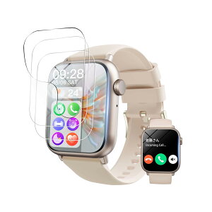 For LOVAME �X�}�[�g�E�H�b�` ���f�B�[�X �t�B���� �����^ �����x�ł� �����ʌv �����v �r���v Smart Watch 1.85�C���` �ی�t�B�����y3������z