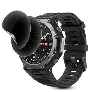 �y�`�����h�~�zFOR Amazfit T-Rex 3 �E�H�b�`�p �t���ی�t�B���� �w��h�~ amazfit t-rex3 �ی�t�B���� �ϏՌ� TPU�f�� �� �Ή� amazfit t rex 3 �t�B���� �y�S�ʕی�E2���Z�b�g�z