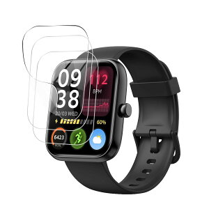 For SAIKATI �X�}�[�g�E�H�b�` �ی�t�B���� �����x�ł� ���������x ���˒ጸ �w��h�~ smart watch 1.83�C���`���� �t�ی�t�B�����y3������z