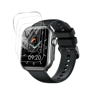 For FOSMET �X�}�[�g�E�H�b�` �ی�t�B���� �����x�ł� ���������x ���˒ጸ �w��h�~ smart watch 1.85�C���` �t�ی�t�B�����y3������z