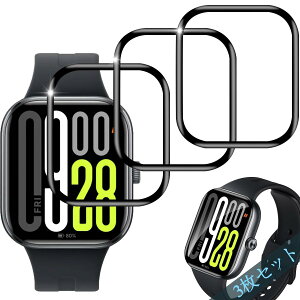 �Ή� Xiaomi Redmi Watch 5 �t�B���� 3���Z�b�g PET������ �S�ʕی� �p �V���I�~ �X�}�[�g�E�H�b�` 5 �t�� �ی�t�B���� �������� �ϏՌ� ���h�~ �����ߗ� �����z�� �w��h�~ �C�A�[�� �^�b�`���x �Y