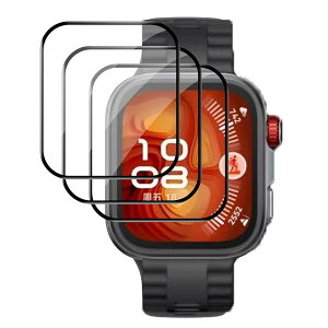�y2������z For HUAWEI Watch Fit 4 Pro �t�B���� �t�@�[�E�F�C �X�}�[�g�E�H�b�` Fit4 Pro �ی� �t�B���� �ȖʑΉ� �yKibnco�z PMMA+PC���f�� 3D�ȖʃG�b�W �ϏՌ� ��U�h�~ �w��h�~ �����ߗ� �h�o �C�A