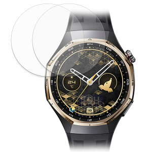 FILMEXT �t�B���� HONMA × HUAWEI WATCH GT 6 Pro (2���Z�b�g) �p 9H (�����K���X �����̍��d�x) ���˒ጸ �ی�t�B���� ���{��