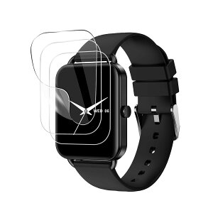 For MONOMAM Primo �X�}�[�g�E�H�b�` ���f�B�[�X �ی�t�B���� ���������x �w��h�~ smart watch 1.65 �C���` �t�B���� �t���ی�t�B�����y3������z