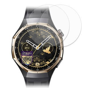 MotoMoto �t�B���� HONMA × HUAWEI WATCH GT 6 Pro (2���Z�b�g) �p 9H (�����K���X �����̍��d�x) �ی�t�B���� �������Ŕ����� ���{��