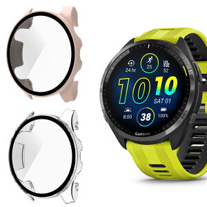 Lamsaw for Garmin Forerunner 965 �X�}�[�g�E�H�b�` �����K���X�X�N���[���v���e�N�^�[ 3D�S�ʕی� �t���[�g�����x�^�b�`�����ߗ� ���h�w��h�~ �Ή� Garmin Forerunner 965 ���� (2�p�b�N �����{�s���N)