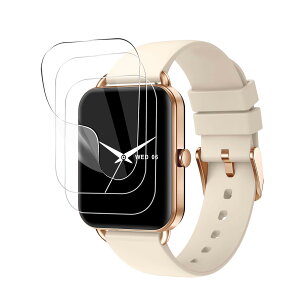 For MONOMAM Primo �X�}�[�g�E�H�b�` ���f�B�[�X �t�B���� �ی�t�B���� �����x�ł� ���������x ���˒ጸ �w��h�~ Smart Watch 1.65 �C���` �_��t���ی�t�B�����y3������z