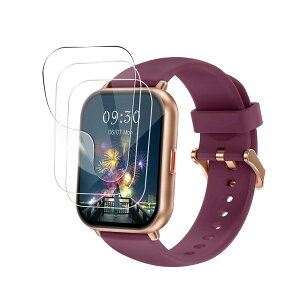 For RUIMEN �X�}�[�g�E�H�b�` �t�B���� �ی�t�B���� �w��h�~ ���h�~�C�� ���������x Smart Watch 1.85�C���` �t���ی�t�B�����y3������z