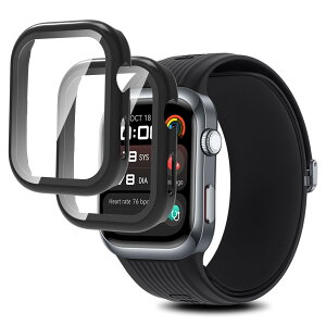 �y2���Z�b�g�zFor HUAWEI WATCH D2 �P�[�X �J�o�[ �K���X�t�B���� ��̌^ Ubefuu �S�ʕی� �����ߗ� �����x�^�b�` �y�� �Ռ��z�� �w��h�~ �h���h�o�i�u���b�N*2�j