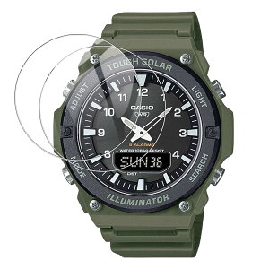 �y2���z For CASIO Collection AQ-S820W �t�C���� CASIO Collection AQ-S820W �K���X�t�B���� �ی�t�B���� ��ʕی�V�[�g�d�x9H �ϏՌ� ��U�h�~ ���� �C�A�[�� �����x �w��h�~ ���ϋv