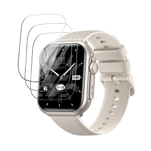 �Ή� FOSMET �X�}�[�g�E�H�b�` �ی�t�B���� 2025�V�^ �����x ���������x �w��h�~ ���˒ጸ ������� ���� ��U�h�~ ���^ TPU���_�� Smart Watch 1.85�C���` �t�B�����y3������z