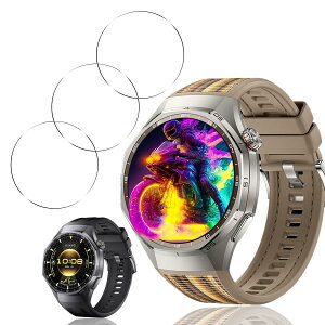 �y3���Z�b�g�z �Ή� HUAWEI Watch GT6 Pro �K���X�t�B���� �y���{���Ɏq���z �p HUAWEI �X�}�[�g�E�H�b�` GT6 Pro �t�B���� �����K���X �t�� �ی�t�B���� �d�x9 H �ϏՌ� ��U�h�~ �w��h�~ �S�ʕی�