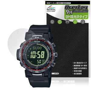 �~���r�b�N�X CASIO PRO TREK CLIMBER LINE PRW-35 / PRW-35Y �Ή� �ی� �t�B���� PET�� ���d�x 9H ���� �����K���X�����̍d�x ���{��