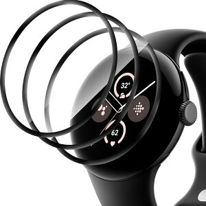 GYOKUYU �u3���Z�b�g�vFor Google Pixel Watch 4 41mm/45mm �t�B���� PMMA+PC�����ޗ� �O�[�O�� �s�N�Z���E�H�b�`4 �t�B���� PMMA&PC�����f�� �����E�ϏՌ� �h���R�[�g �����݌v �ی�V�[�g�i45mm�j