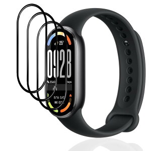 �y3���Z�b�g�zFor Xiaomi Smart Band 10 �t�B���� YILLIONS �ی�t�B���� 3D�����ޗ� �����דx�t���T�C�Y������ ���{���Ɏq�f�ސ� �d�x4H ��U�h�~ �X�N���b�`�h�~ �������� Xiaomi Smart Band10 �t���ی�t