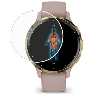[2���Z�b�g] ClearView Garmin Venu 3S�p �ȖʑΉ� �ی� �t�B���� TPU�t�B���� ���C�� �Ռ��z�� ���{�� [�㋉�Ҍ���]