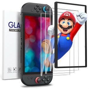 �Ή� Switch 2 �p �ی� �t�B���� �y3���Z�b�g+1������ ��p�K�C�h�t���[���t���z �����z�� �\��t���ȒP �����ߗ� �d�x 10H �w��h�~ �X�C�b�`2 �ی�t�B����