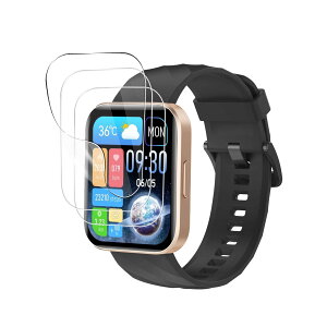 For RUIMEN �X�}�[�g�E�H�b�` �t�B���� �ی�t�B���� ���������x �w��h�~ ���h�~�C�� Smart Watch 1.85�C���` �t���ی�t�B�����y3������z