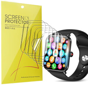 Lamshaw �Ή� KUKUYA NY36 �X�}�[�g�E�H�b�` ��t�B����, 6���g �S�ʃJ�o�[ ���C�h�~ ���R�[�e�B���O �^���p �ϋv��UP TPU�S�ʃJ�o�[ ���h�~ �w��h�~ ���� �ȒP�\��t�� �Ή� KUKUYA NY36 2�C���` �X�}