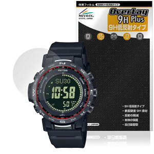 �~���r�b�N�X CASIO PRO TREK CLIMBER LINE PRW-35 / PRW-35Y �Ή� �ی� �t�B���� PET�� ���d�x 9H �ᔽ�� �����K���X�����̍d�x ���{��