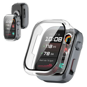 For HUAWEI WATCH D2 �p �P�[�X �J�o�[�yKONXISA�z�X�}�[�g�E�H�b�` �P�[�X+�t�B���� ��̌^�iPC�P�[�X+�����K���X�t�j���E�ȒP �����ߗ� �C�菝�h�~ �Ռ��z�� �����[�d�\ �S�ʕی�i�N���A�j