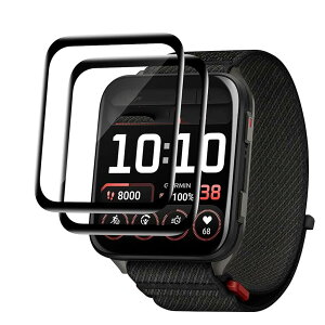 �y3������z For GARMIN Venu X1 �t�B���� �K�[�~�� Venu X1 �ی� �t�B���� �ȖʑΉ� �yKibnco�z PMMA+PC���f�� 3D�ȖʃG�b�W �ϏՌ� ��U�h�~ �w��h�~ �����ߗ� �h�o �C�A�[�� �t�B����