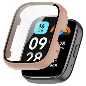Lamshaw for �V���I�~ Redmi Watch 3 Active �n�[�h�P�[�X�A�����K���X�X�N���[���v���e�N�^�[�APC�P�[�X �ϏՌ��J�o�[ ���h�~ �ϏՌ� Xiaomi Redmi Watch 3 Active �X�}�[�g�E�H�b�`�ɑΉ� (�s���N)