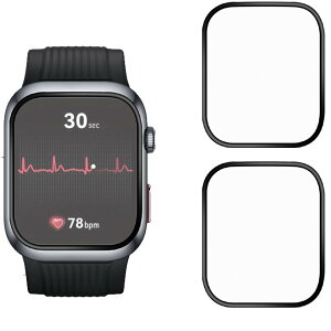 UIUIKA For HUAWEI WATCH D2 �t�B���� 2�� PET������ �Y�f�@�� ����0.26mm �����ߗ� �C�A�[�� �����z�� �\��t���ȒP �w��h�~ �ϏՌ� �L�Y�h�~ �h�w�� ���� ���� �y2���Z�b�g�z