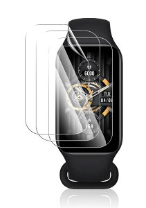 Onlytime Xiaomi Smart Band 8 Active�p �ی�t�B�����u3���vSmart Band 8 Active�p �t���ی�t�B���� Xiaomi band 8 Active�Ή� �ی�V�[�g �V���I�~ Smart Band 8 Active�Ή� �t�B���� ���� ��ʕی� �_�TPU �_�炩��