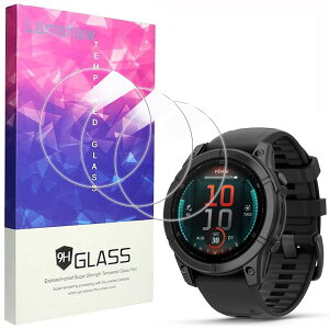 Lamshaw for Garmin Fenix E 47mm�X�}�[�g�E�H�b�` �ی�t�B����, [3���g] 9H �K���X�t�B���� �ی� �t�B���� �J�o�[ �Ή� GARMIN(�K�[�~��)Fenix E-47mm AMOLED�X�}�[�g�E�H�b�`��p (3��)