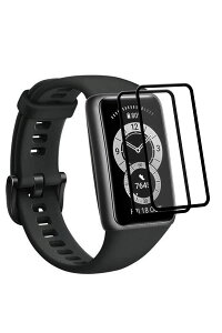 HUAWEI Band 6�p �t�B�����y2������z�t�� �ی�J�o�[ PET�f�� for HUAWEI Band 6�ی�t�B���� �ϏՌ� �S�ʕی� �����ߗ� �\��t���ȒP �C�A�h�~ �w��h�~ ��K���X�t�B���� ���E���h�G�b�W���H ����