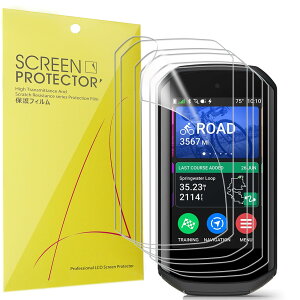 Lamshaw for Garmin Edge 1050 �ی�t�B����, [6���g] 4H�d�x TPU �ی�t�B���� �J�o�[ �t���t�B���� �Ή� �K�[�~�� Edge 1050 �X�s�[�h���[�^�[ (6��)