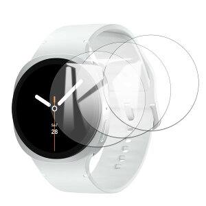 3���Z�b�g �t�B���� for Galaxy Watch 8 44mm �p �K���X �t�B���� 9H �ی�t�B���� �C�A�h�~ ��U�h�~ ���� �ώw�� 40.5mm