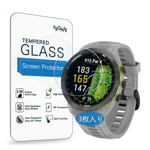 Frgnie (3������) Compatible with GARMIN Approach S70 (�P�[�X�T�C�Y 42mm��p) �����K���X �ی�t�B�����C9H �w��h�~ �C�A���X �����ߗ� �X�N���[���ی�t�B����