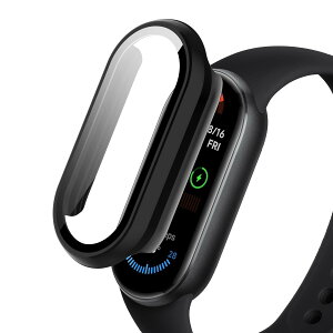 AiMaoo Xiaomi Smart Band 9 (Mi Band 9) �Ή� �P�[�X �����K���X�t�B���� �ی� �J�o�[ �d���|��PC�f�� ��̉� �ϏՌ� ���h�~ �ϐF�h�~ �S�ʃJ�o�[ �S�ʕی� �X�}�[�g�E�H�b�` Xiaomi Smart Band 9 (Mi Band 9) �p