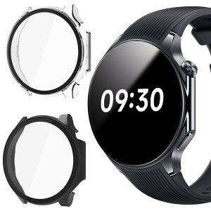 Lamshaw for OPPO watch X, OnePlus Watch 2 �n�[�h�P�[�X�A�����K���X�X�N���[���v���e�N�^�[�APC�P�[�X �ϏՌ��J�o�[ ���h�~ �ϏՌ� OPPO watch X/OnePlus Watch 2�X�}�[�g�E�H�b�`�ɑΉ�