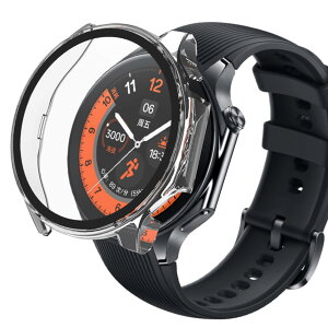 Lamshaw for OPPO watch X, OnePlus Watch 2 �n�[�h�P�[�X�A�����K���X�X�N���[���v���e�N�^�[�APC�P�[�X �ϏՌ��J�o�[ ���h�~ �ϏՌ� OPPO watch X/OnePlus Watch 2�X�}�[�g�E�H�b�`�ɑΉ�