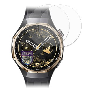 MotoMoto �t�B���� HONMA × HUAWEI WATCH GT 6 Pro (2���Z�b�g) �p �K���X�t�B���� (�ɔ� �t�@�C�o�[) �ی�t�B���� ���˒ጸ ���{��