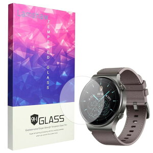 Lamshaw HUAWEI Watch GT2 Pro �ی�t�B����, �y4������z9H �K���X�t�B���� �J�o�[ �Ή� HUAWEI Watch GT2 Pro �X�}�[�g�E�H�b�` (4 PACK)