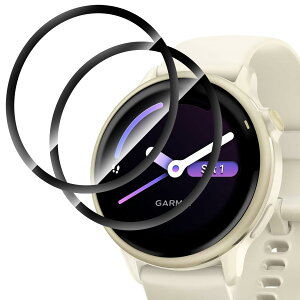 GYOKUYU �u2���Z�b�g�vFor �K�[�~��(GARMIN) Vivoactive 6 �t�B���� PMMA+PC�����ޗ� Garmin Vivoactive 6 �V�[�g PMMA&PC�����f�� �����E�ϏՌ� �h���R�[�g �����݌v �ی�t�C�����i�u���b�N�j