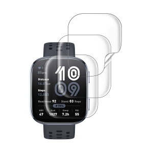 �y3���Z�b�g�zEasEasy Amazfit Bip 6 �t�B���� TPU�� �Ռ��z�� ���h�~ �A�}�Y�t�B�b�g bip6�Ή� �ی�t�B���� �����ߗ� �����x �w��h�~ �h�� ���^ �\��t���ȒP �N���A �t���ی�