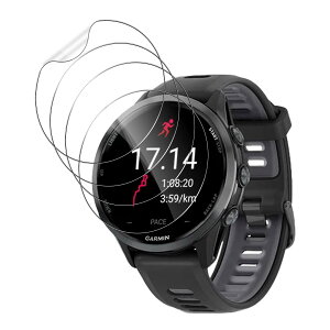 �y4���Z�b�g�zFor Garmin FORERUNNER 970/FORERUNNER 570 47mm �t�B���� Mosasa �ی�t�B���� �_�炩�� 24���Ԏ����C���Z�p �Ռ��z�� ��U�h�~ 3D�S�ʕی� �w��΍� ���˒ጸ �C�A�[�� �����ߗ� �����x