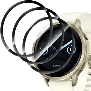 GYOKUYU�u3���Z�b�g�vFor �K�[�~��(GARMIN) Venu4 41mm/45mm �t�B���� PMMA+PC�����ޗ� Garmin Venu4 �t�B���� PMMA&PC�����f�� �����E�ϏՌ� �h���R�[�g �����݌v �ی�t�B�����i41mm�j