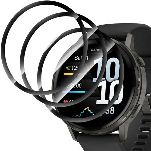 GYOKUYU�u3���Z�b�g�vFor �K�[�~��(GARMIN) Venu4 41mm/45mm �t�B���� PMMA+PC�����ޗ� Garmin Venu4 �t�B���� PMMA&PC�����f�� �����E�ϏՌ� �h���R�[�g �����݌v �ی�t�B�����i45mm�j