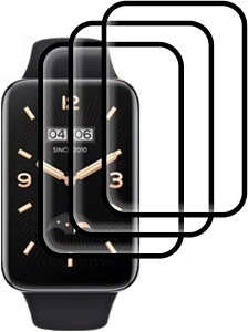 GLASS BAG FOR Xiaomi Smart Band 7 Pro 3���Z�b�g �|���G�`�����e���t�^���[�g �t�B���� �X�N���[���v���e�N�^�[ �Ϗ��� �Y�f�@�� �����x �����ߗ� 3D�ی� �t�B���� ��U�h�~�w�䎩���z���C�A�h�~�t��